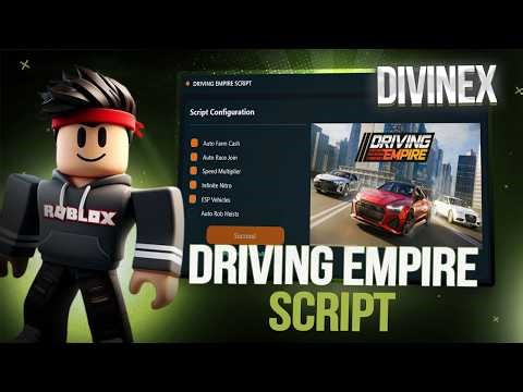 DRIVING EMPIRE SCRIPT! AUTO FARM MONEY, FAST SPEED, ESP & MORE | ios/android/pc