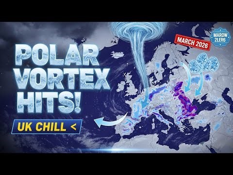Polar Vortex Lobe Hits Europe: Snow Maps & UK Chill March 2026!