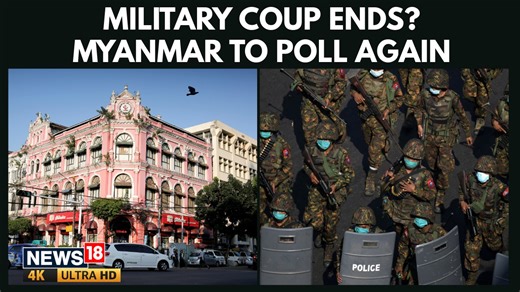 #WATCH | Myanmar holds first election since 2021 coup, amid conflict, detentions, limited voting, and warnings the military-backed party will dominate. #MyanmarElection #MilitaryCoup #HumanRights #MyanmarPolitics #ASEAN | News18