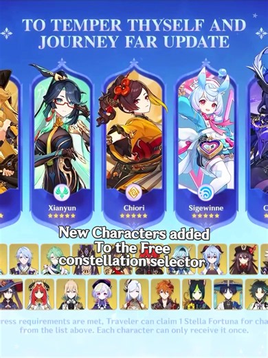 Fontaine characters added we CHEERED - #genshinimpact #fyp 7 0 livestream free constellation