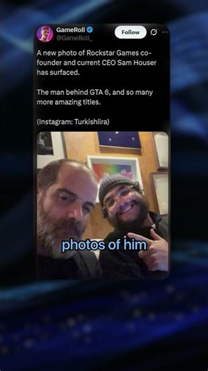 New Sam Houser Pic Just Dropped #gta6 #gtavi #gtaonline