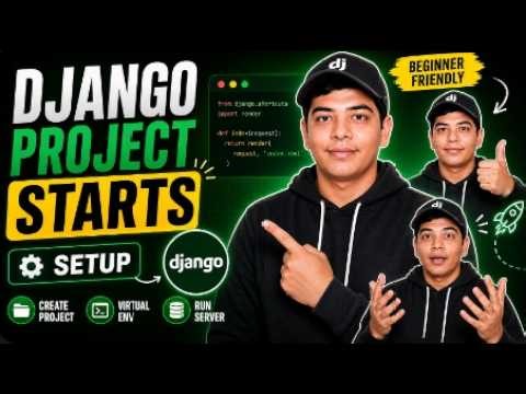 Get Started with Django Project | Full Setup Tutorial 💻
