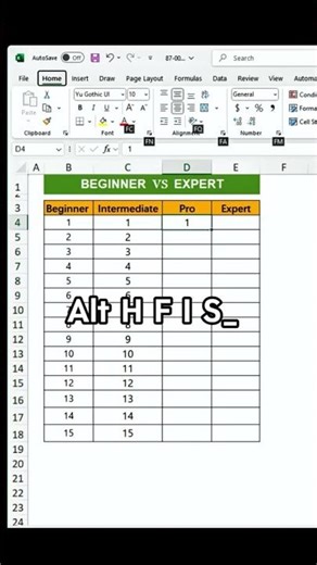 Beginner vs Expert in Excel 😳 Autofill Like a Pro