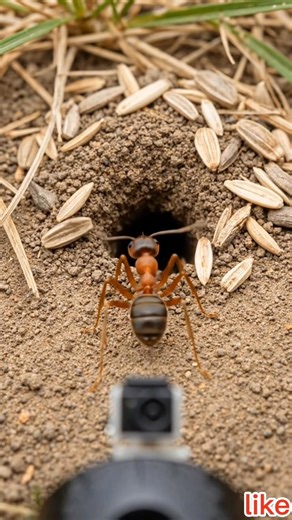Ant POV: Inside a Massive Underground Seed Colony 😳🐜 | Micro Camera Experiment