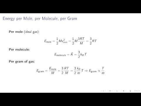 Kinetic Theory of Gases Lecture 3, Internal Energy & Maxwell Speed Distribution CBSE & JEE