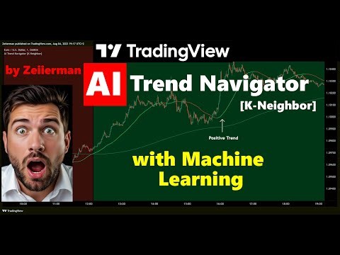 AI Trend Navigator [K-Neighbor] 📈 Smart Trend Prediction | TradingView ML Indicator, by Zeiierman