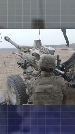 Insane Firepower 💥 M119A3 Howitzer in Action! #shorts #military