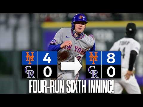 Mets Break It Open with 4-Run 6th Inning | FULL INNING