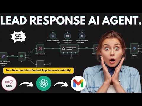 Watch Me Build a Lead Response AI Agent from Scratch in N8N!