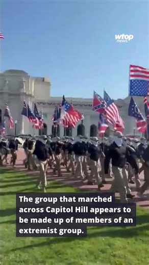 White nationalists march at Union Station and on Capitol Hill