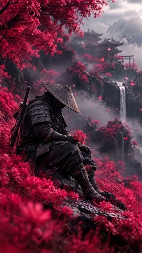 Lonely Samurai ⚔️🌸 | AI Cinematic #wisualastra