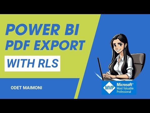 Export a Power BI Page to PDF with a Button (RLS-Friendly Power Automate Flow)