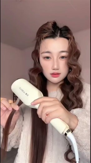 Perfect Curls with Tool 💫 | Salon Look at Home #curlyhairstyle #hairtutorial #trending#shots