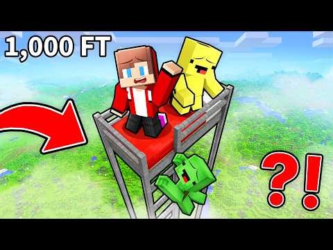 Minecraft, But We Are Survive on The HIGHEST BED...