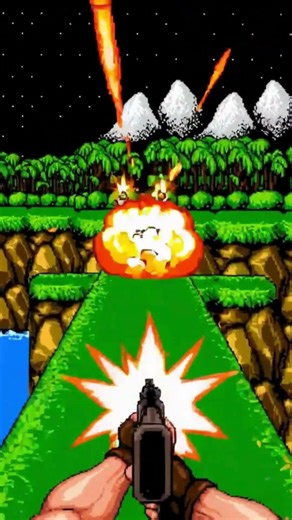 What If Contra Was an FPS on NES? #shorts #retrogaming
