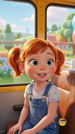 "Magic School Bus Adventures! First Day Fun with Maya & Sam! ❤️" #schoollife #cartoonvideo #shorts