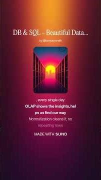 Educational Song - DB & SQL Beautiful Data Life V1