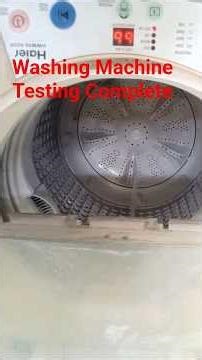 Washing Machine Complete Testing Process | Full Check Step by Step | Repair Guide |#shorts