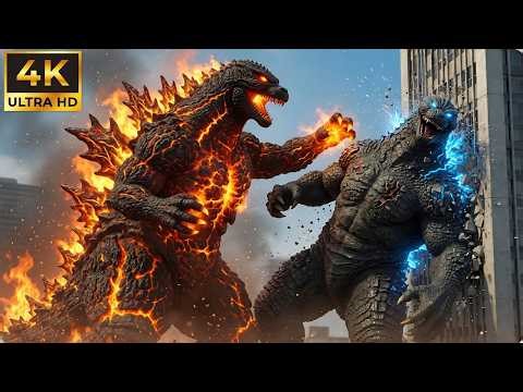 Godzilla vs Fire Godzilla 😱 Epic Battle – Shocking Ending!