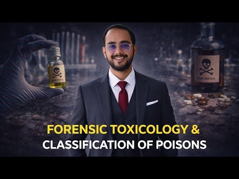 Forensic Toxicology Basics & Classification of Poisons (with Important Questions) #ForensicScience