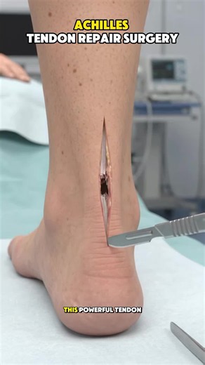 Achilles Tendon Repair Surgery#achilles #achillestendonitis #tendon #footsurgery #footpain