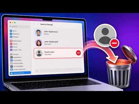 How to Delete a Mac User and Their Files