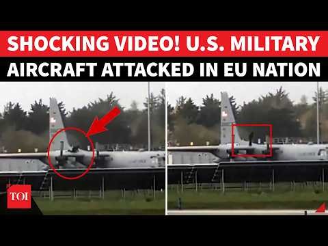 ON CAM: American C-130 SMASHED In Major Security Breach At EU Airport, ‘TOTAL NIGHTMARE’ For US