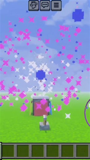 Confetti machine in minecraft!🎉