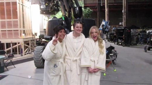 possibly the realest BTS im ever sharing (legit ASMR whispering bc they’re filming feet away from us lol). had to wait a bit to share but wanted to shoutout these amazing girls who came to set on their @Make-A-Wish wish and were featured in ep 5!!! you guys were the sweetest, funniest, and most refreshing part of that week for me. thank you for being so open, kind, and truly making connection with all of my cast mates and i, we were just as excited and nervous to meet you guys as im sure you all