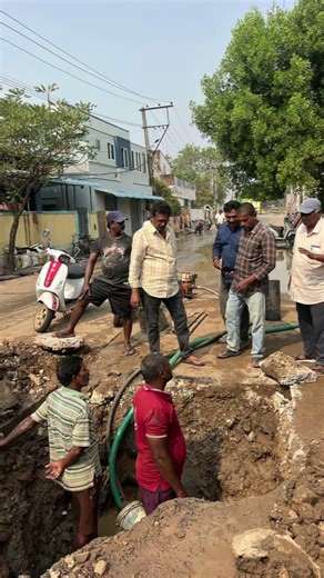 II 200mm HDPE pipeline leakage work II Fresh water Distribution line II