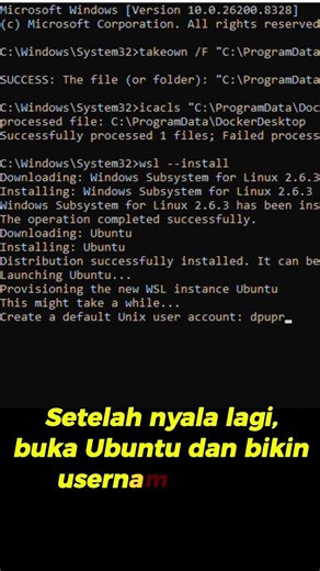 Install WSL di Windows Cuma 40 Detik 🤯