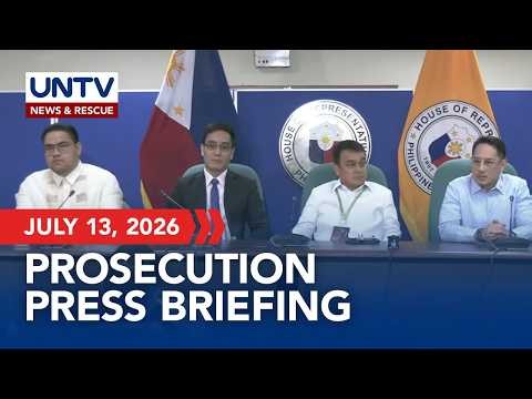 House Prosecutors update on Impeachment Trial | July 13, 2026