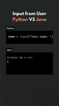 python vs java #shorts