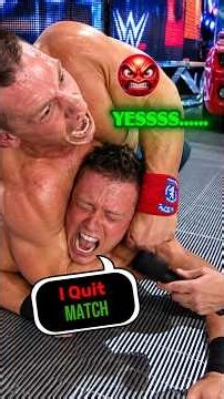 John Cena vs The Miz | Part 2 - I Quit Match - #wwe #johncena #youtubeshorts #viral #shortvideo
