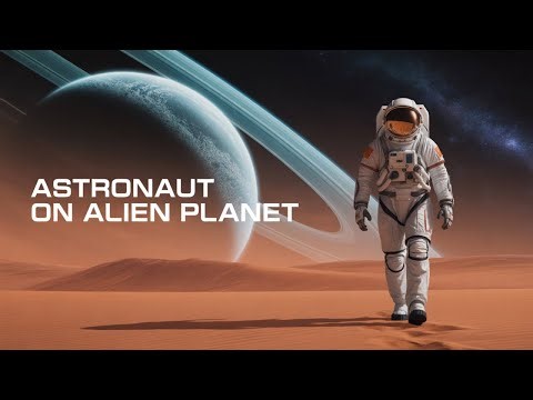 Endless Walk on an Alien Planet 🌌 8 Hours Deep Space Ambience for Focus & Relaxation