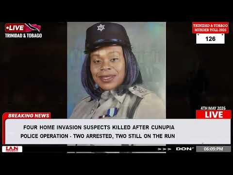 Four home invasion suspects killed after Cunupia police operation — 2 arrested, 2 still on the run