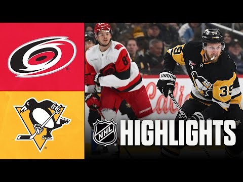 Hurricanes vs. Penguins | NHL Highlights | December 30, 2025