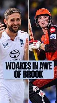 'Harry Brook could go on to be England's best ever batter. He's that good' 🗣️ Chris Woakes