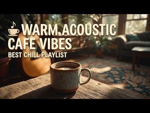 Cafe Vibes | Calm Guitar Instrumental - Relaxing Coffee Shop Ambiance for Focus and Study