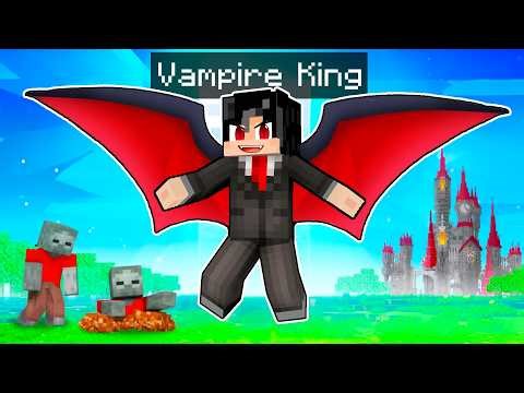 Life of a VAMPIRE KING in MINECRAFT