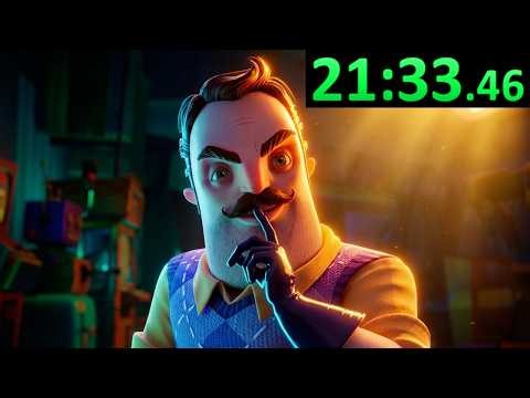 J'ai speedrun LES 2 JEUX Hello Neighbor