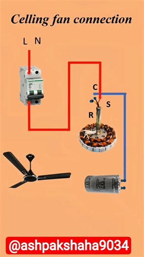 Ceiling Fan Full Wiring Connection | Easy Step-by-Step Guide ⚡