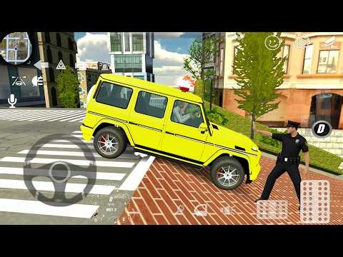 Multiplayer G Wagon Driving With Emergency Lights In Civilian Traffic #33 - Android Gameplay