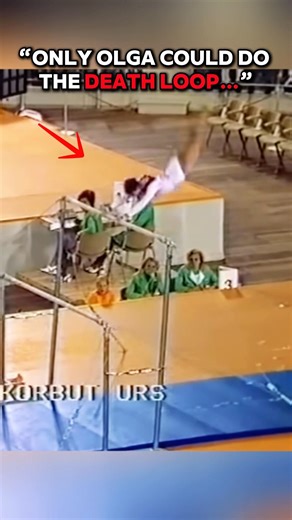 Olga Korbut Created This Scary Skill😳 #gymnastics #olympics #bars #sports