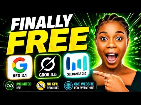 Grok AI Free Unlimited + Veo 3.1 & Seedance 2.0 FREE — No GPU Needed