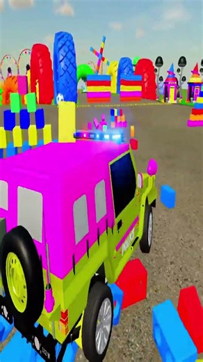 VOLKSWAGEN, FORD, DACIA POLICE CARS & MERCEDES FIRE TRUCK VEHICLES TRANSPORTING ! FS22 #40 #shorts