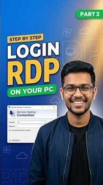 Connect to Your VPS via RDP – Enter IP, Username and Password (Part 2) #Shorts