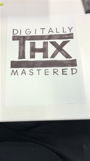 THX Digitally Mastered Logo with Warm Grey 7 Marker