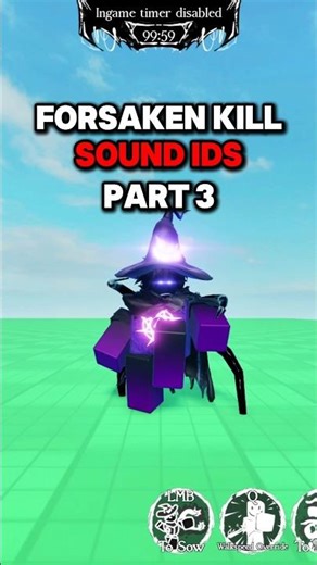 Forsaken Kill Sound IDS |Part 3| #roblox #forsaken