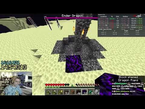 xQc has his best Minecraft Speedrun in a long time